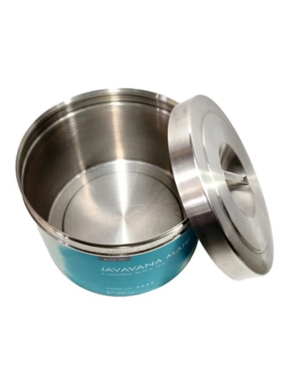 Teavana JavaVana Mate Wall Store Display Collectible Canister Tin RARE DISC